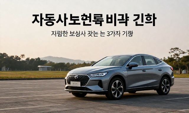 자동차보험료비교견적 관련 이미지 - 자동차보험료비교견적 활용법: 저렴한 보험사 찾는 3가지 기준