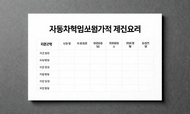 자동차책임보험가격 관련 이미지 - 자동차책임보험가격 결정 요소와 내 차 보험료 낮추는 법